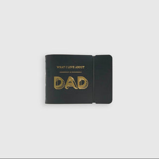 "What I Love About Dad" Leather Journal