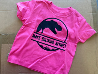 Make Bullying Extinct Shirt - Pink