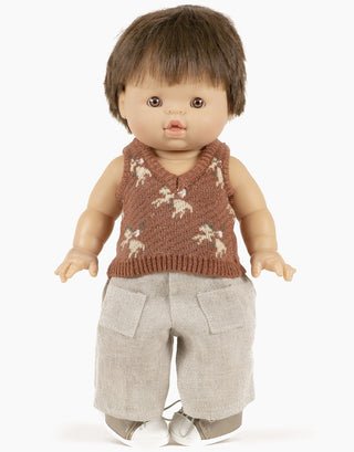 Doll - Flare trousers in natural linen