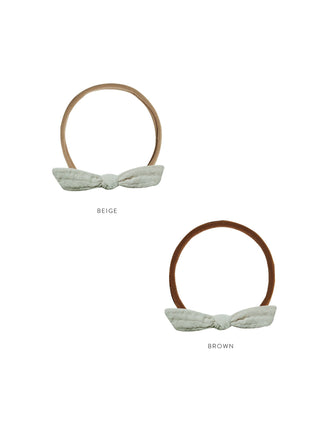 Little knot headband- Seafoam - Beige