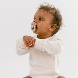 BIBS x Liberty Pacifier Original COLOUR Latex 2 PK June Blossom Pumpkin Mix