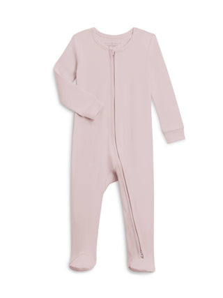 Organic Baby Peyton Zipper Sleeper - Wisteria