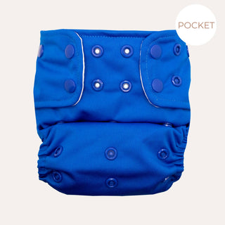 Pocket Cloth Diaper - Indigo - All Sizes