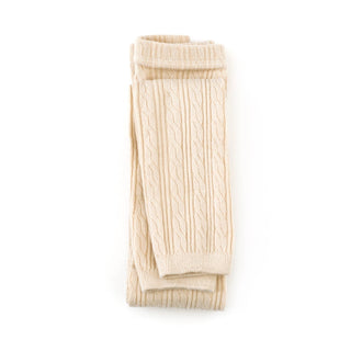 Little Stocking Co. - Vanilla Cable Knit Footless Tights