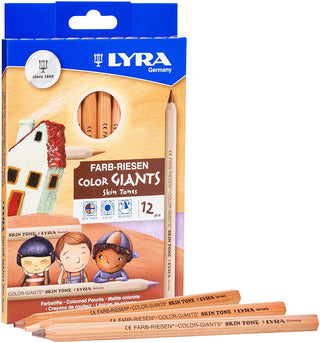 Lyra Color-Set of 12 Pencils, Skin Tone Colors