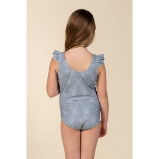 The "Cove" Ruffle Shoulder One Piece