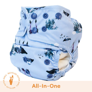 All-In-One Cloth Diaper - Mountain Range