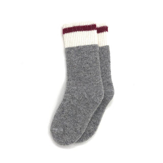 Little Camper Wool Socks Red 5-8y