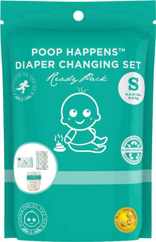 Small Poop Happens 1 x Diaper Changing Set