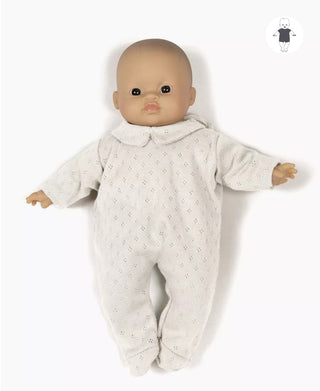 Babies Doll - sleeper in dotted linen
